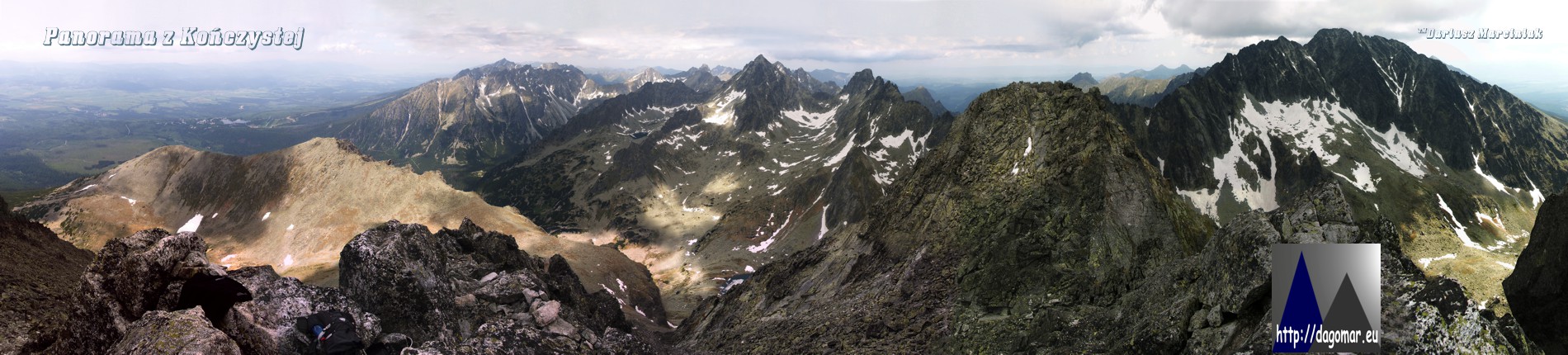 panorama z Kończystej